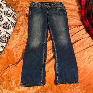 Silver Suki Mid Slim Boot W30/L33